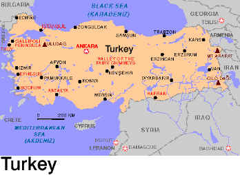 trkei Istanbul Izmir Ankara Trabzon Mersin Antalya Pamukkale